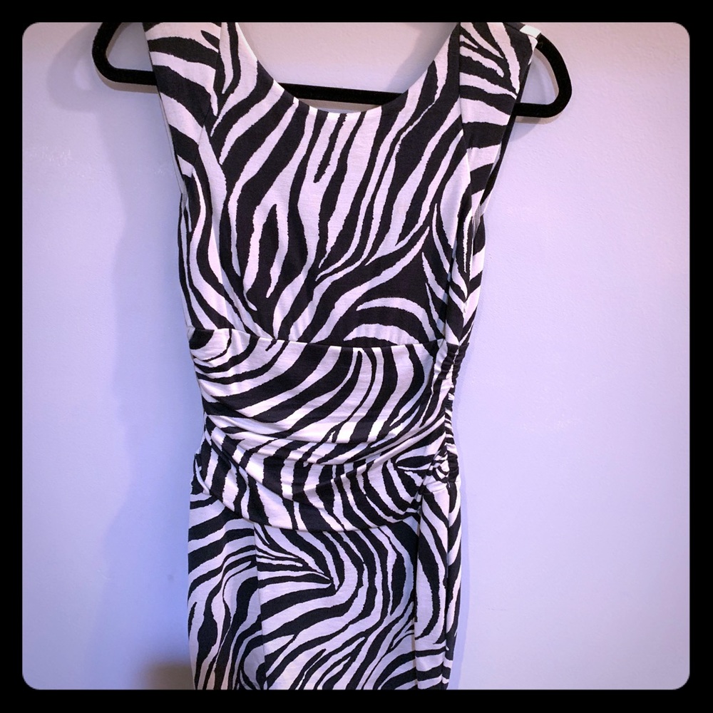 Bailey 44 zebra print dress.